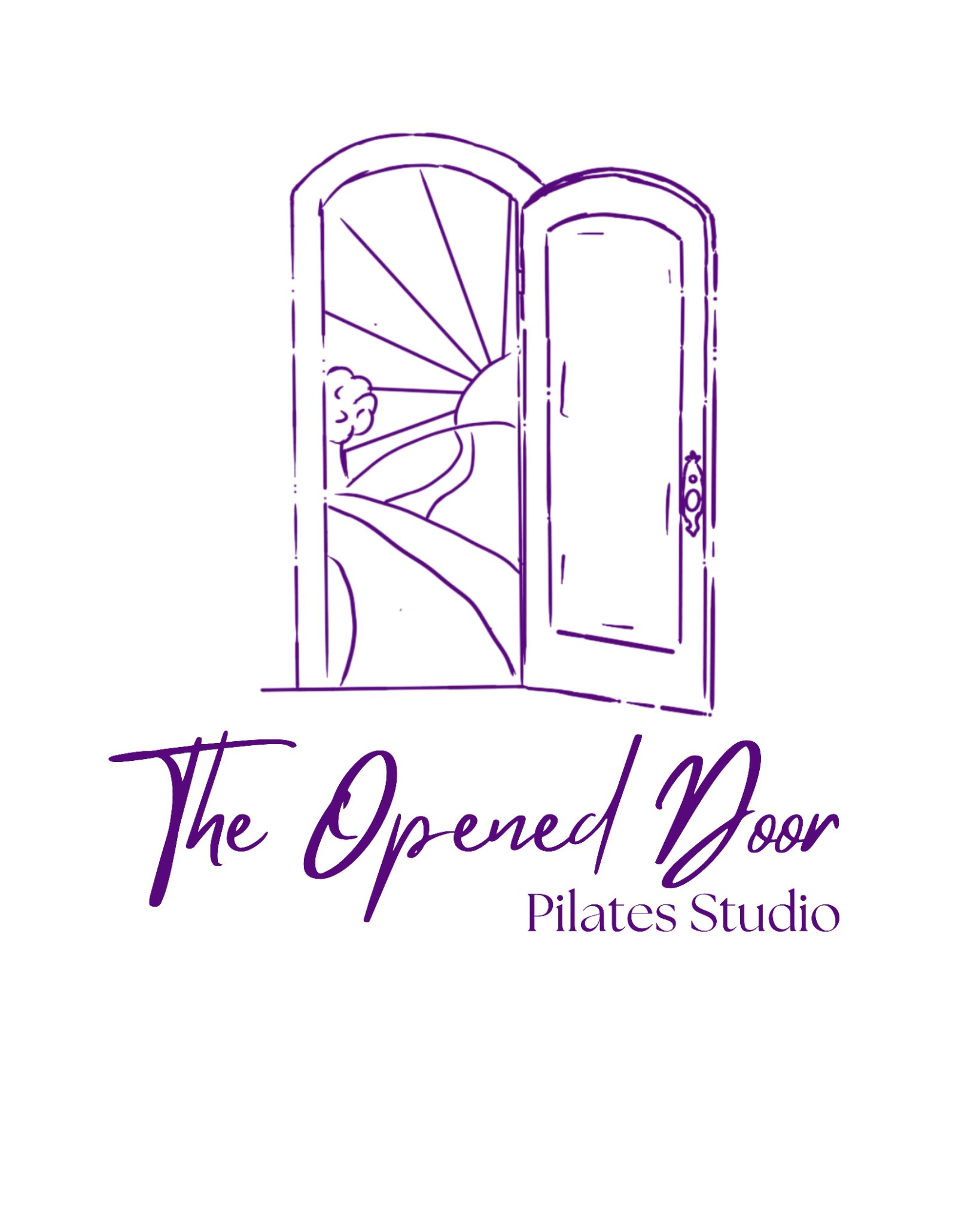 The Opened Door Pilates Studio logo